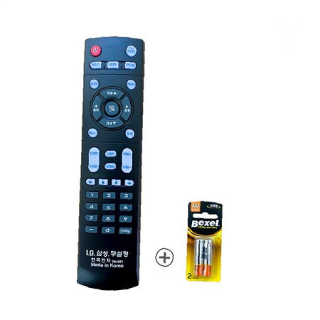 만능 호환 무설정 TV 리모컨 건전지포함 엘지 텔레비전 범용 통합 컨트롤러
