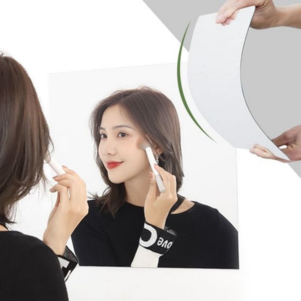 붙이는 아크릴 벽 거울 안전 벽 부착 거울 욕실 현관 - 상품 이미지