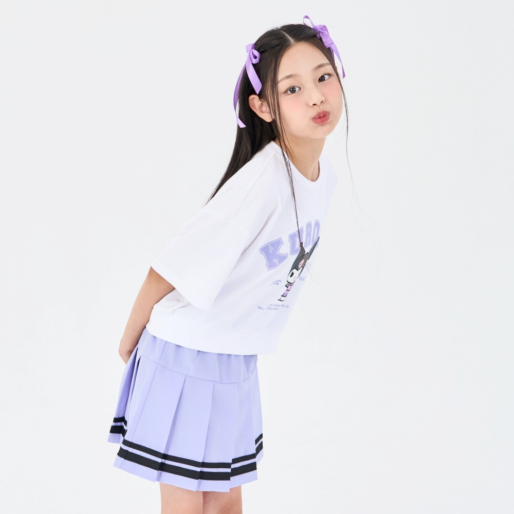 더데이걸 하트키링 플리츠 스커트 TGWH24301 - 상세 이미지 3