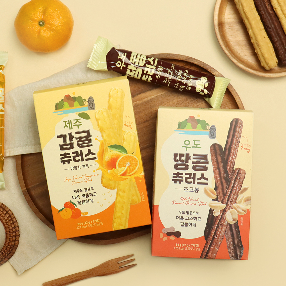 풍성한 제주 스낵 종합세트 과자 간식박스 회사 단체 탕비실 이미지 8