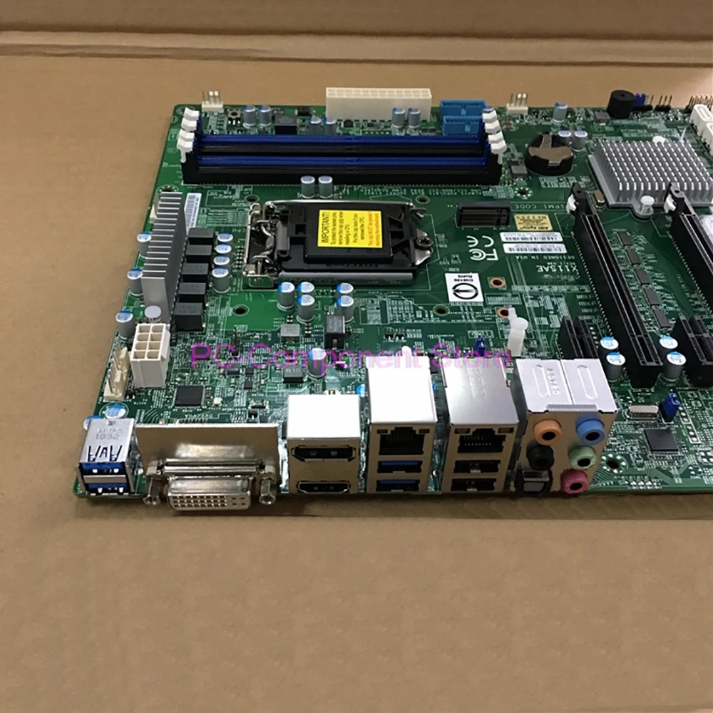 Supermicro 워크스테이션 마더보드 C236 칩셋 Xeon E3-1200 v5/v6 6/대 코어 i7/i5/i3 시리즈 DDR4LGA1151 X11Sae