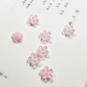 벚꽃 비즈 재료 만들기 키링 팔찌 악세사리 공예 부자재 끈갈피 DIY 거... 실사용 후기 | 효과 있을까? - 상품 이미지 3