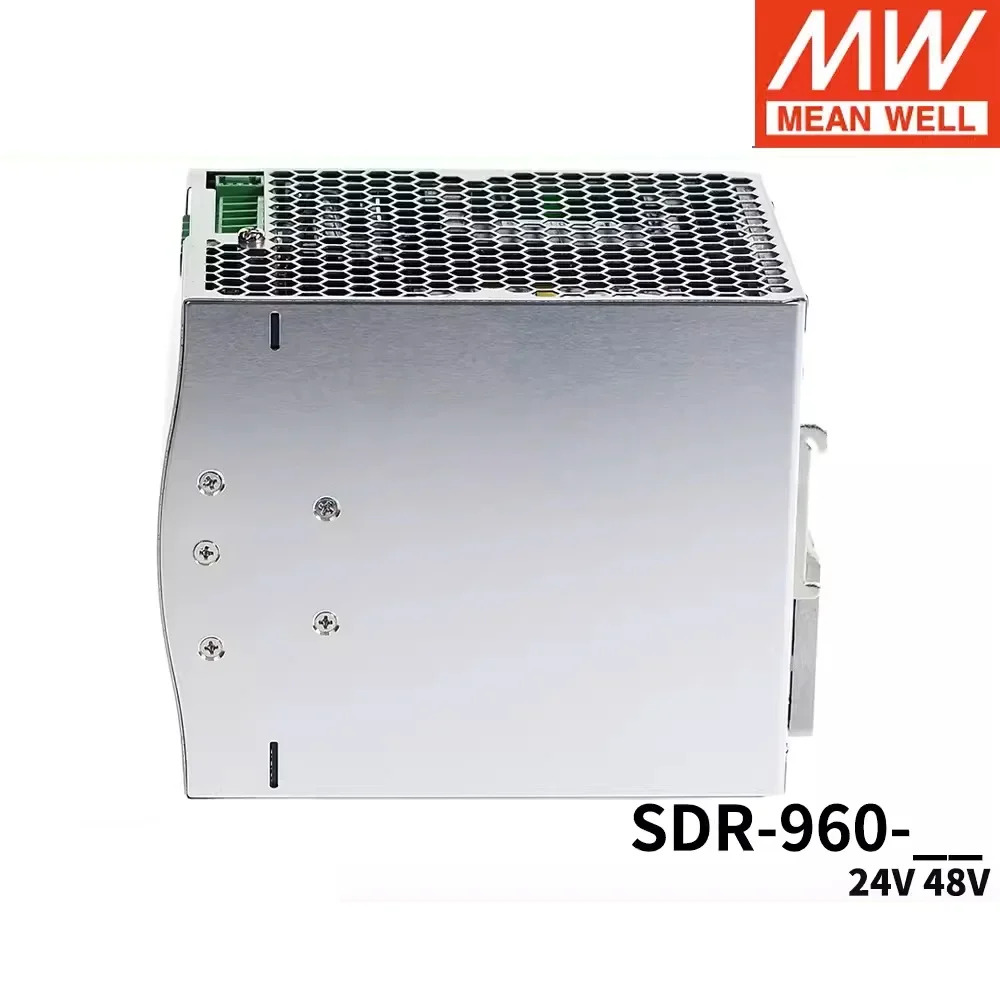 MEAN WELL SDR-960-24 SDR-960-48 960W PFC 기능 단일 산업가이드 레일 SDR-960