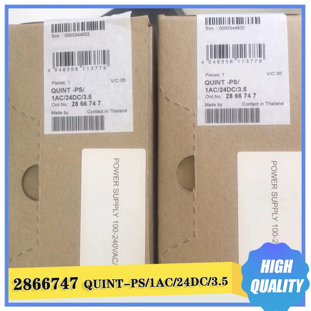 1개 2866747 Phoenix 스위칭 전원공급장치 출력 24VDC/3.5AQUINT-PS/1AC/24DC/3.5 QUINT POWER