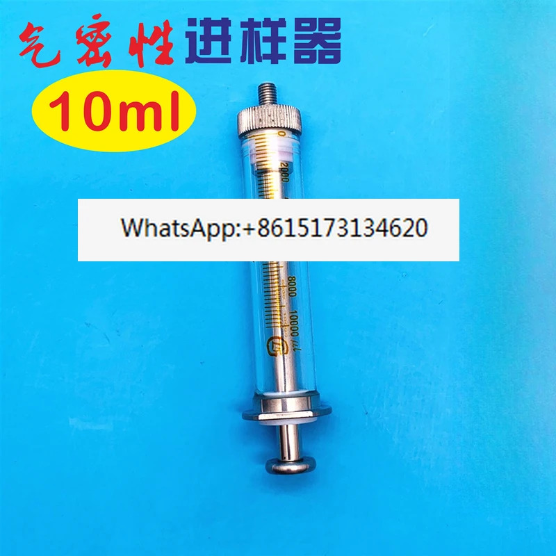 밀폐형 플런저 펌프 샘플러 유체 인젝터 0.25ml0.5ml 5ml-100ml1/4-28UNF