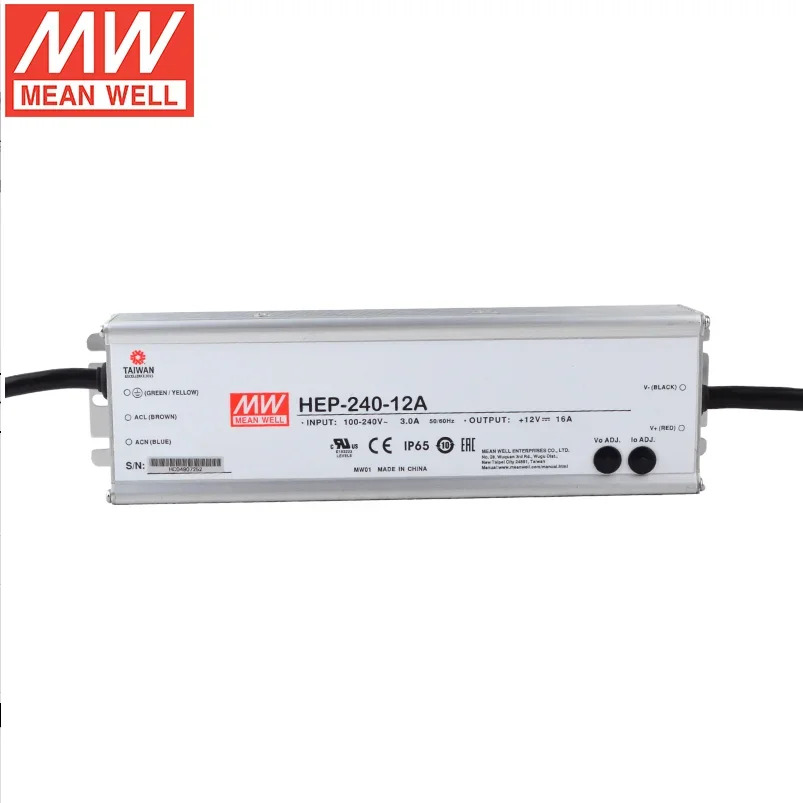 MEAN WELL HEP-240 HEP-240-12A 12V 16A 240W 가혹환경 전원공급장치