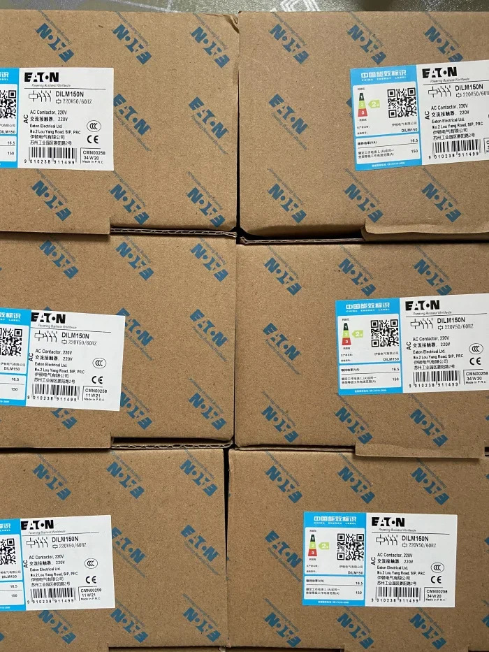오리지널 Eaton DILM150N 220V50/60HZ 접촉기