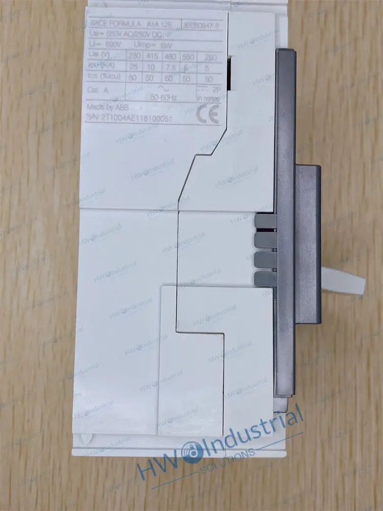 1/피스 MCCB A1A125 TMF100/1000 FF 3P 100A ABB 성형 케이스 회로차단기