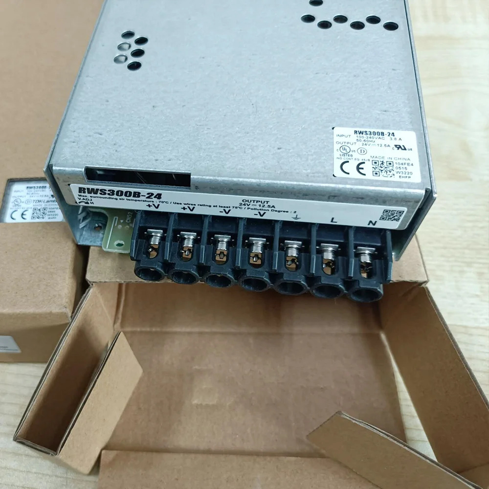 TDK-LAMBDA 300W 스위칭 전원공급장치 24V 12.5A RWS300B-24용