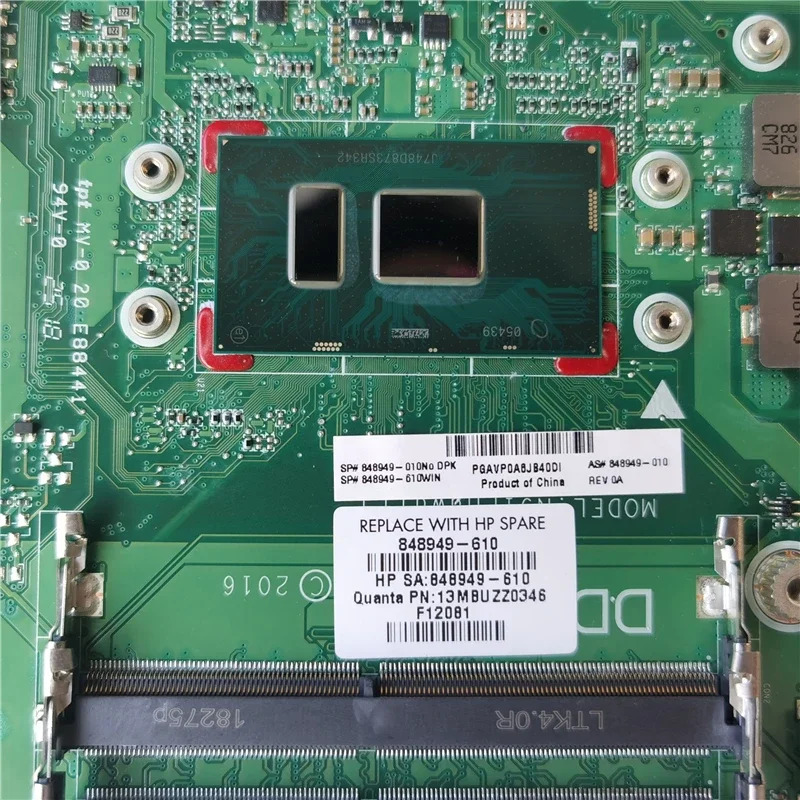 hp호환 24-G 22-B DA0N91MB6D0 메보드848949 -610/010 I5-7200U