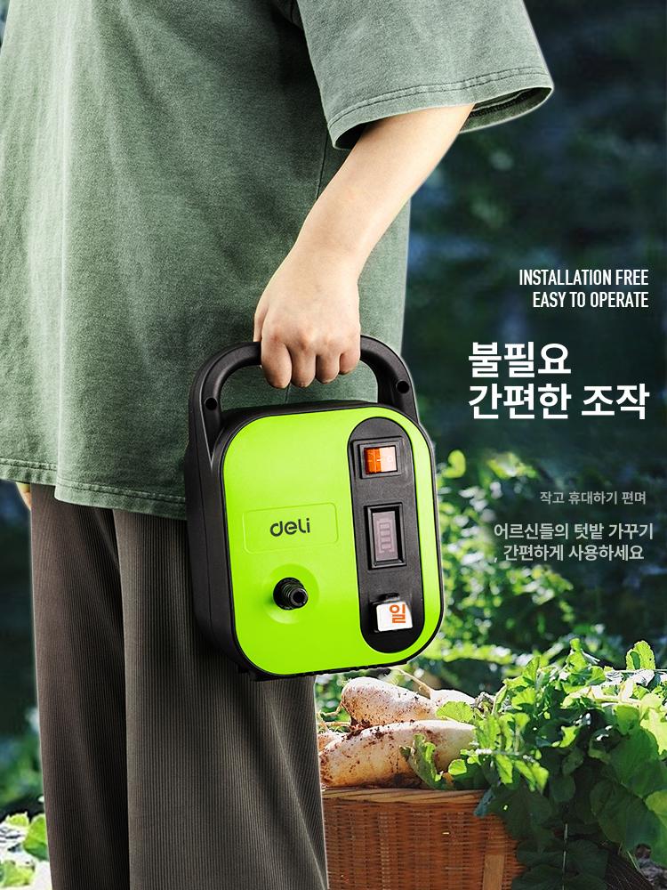 자동 소형 청수용 자흡 수중 배수용 좁은 공간용 DC 1단계 10m 방폭 호스 5400mAh - 상세 이미지 5