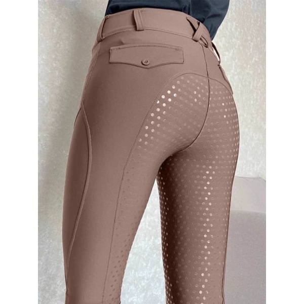 프리미엄 승마바지 장비 블랙 슬림핏 남녀 브리치 스타킹 블랙 XS - 상품 이미지
