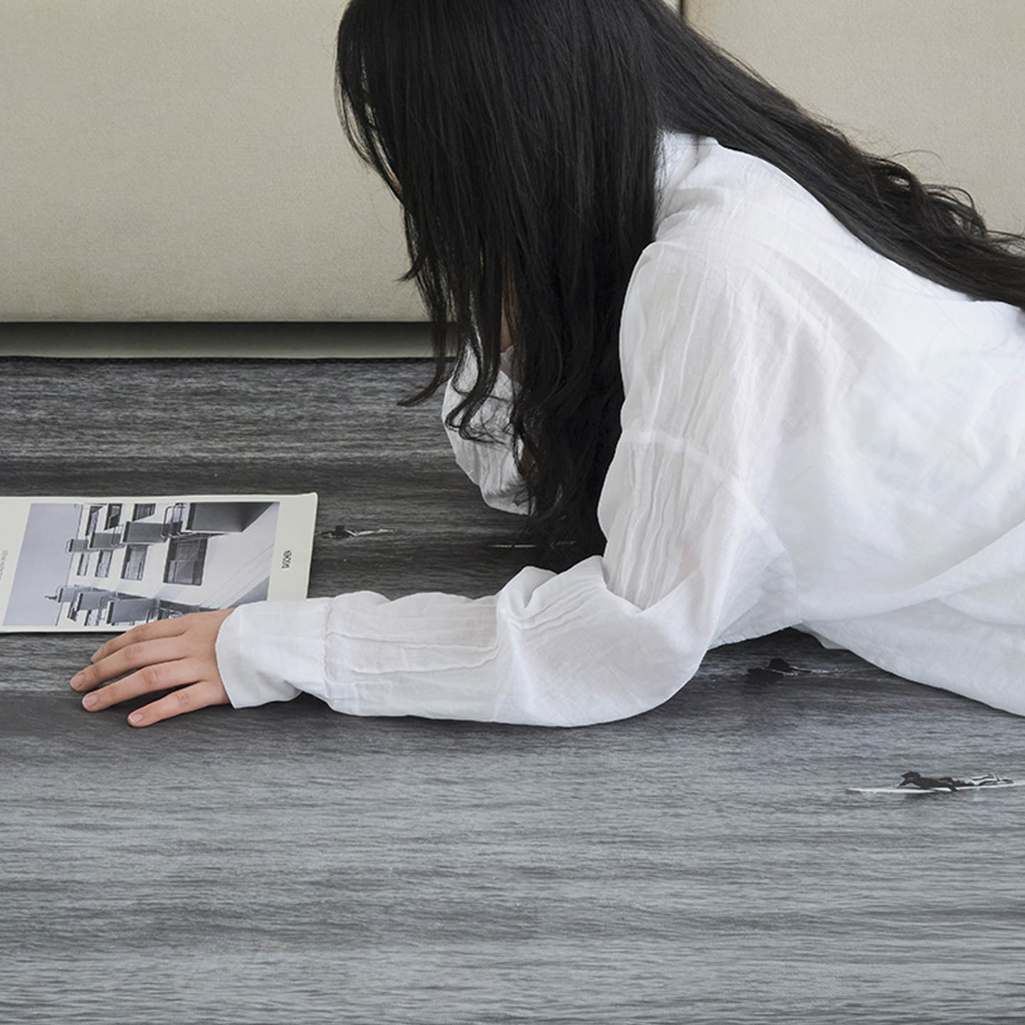 모노서프 소프티 발수 러그 사계절 단모 거실 침실 소프트 카페트 단일 색상, 100x150cm 이미지 6