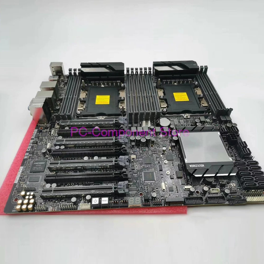 마더보드 LGA3647은 1/대 Xeon 확장 프로세서 군 4방향 SLI를 지원 /CrossFireX 기술. WS C621E 세이지
