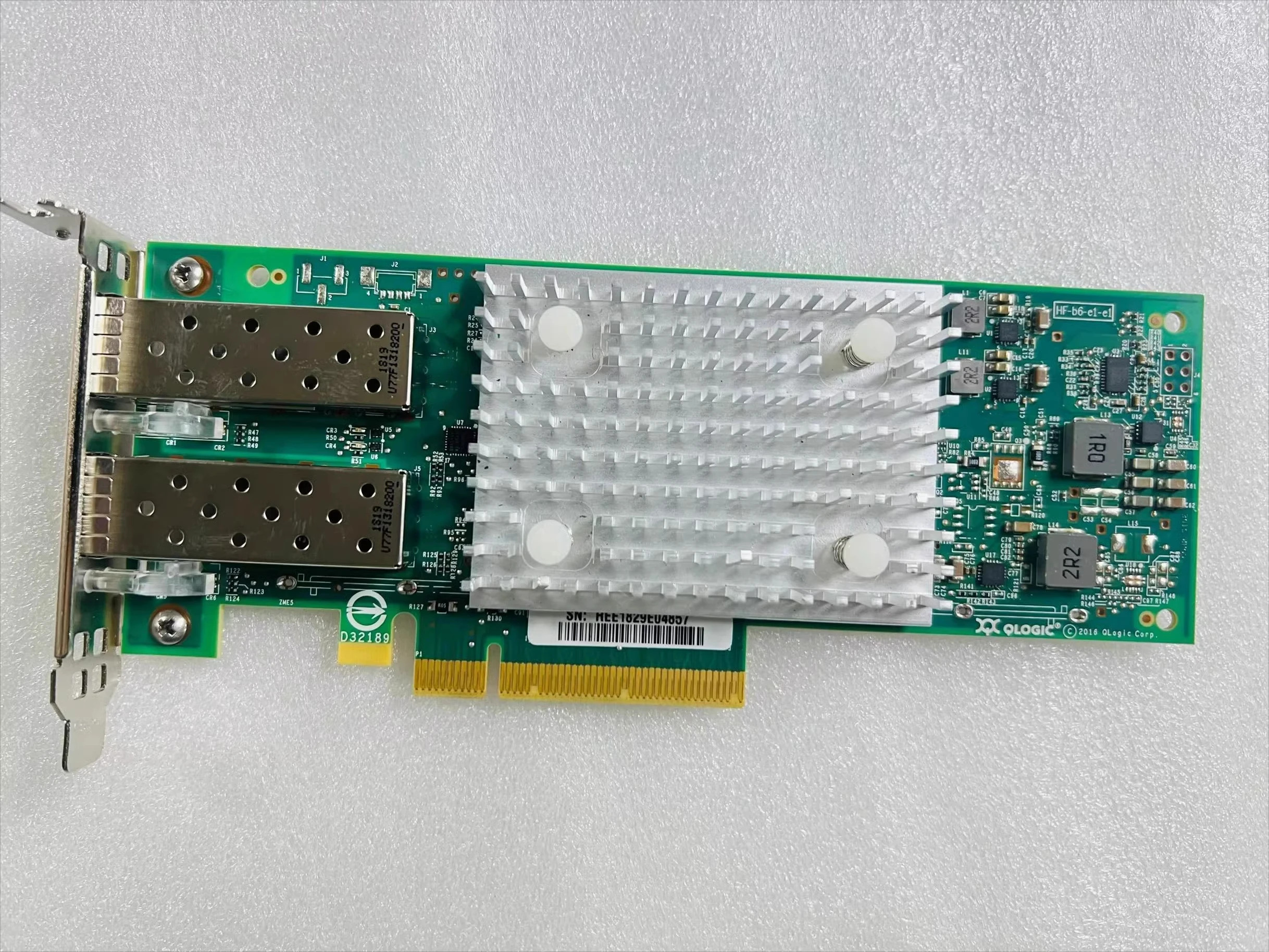 DELL QL41112HLCU-DE 807N9 C5RNH 5252W기가비트 듀얼 포트 광섬유 네트워크 인터페이스 카드용