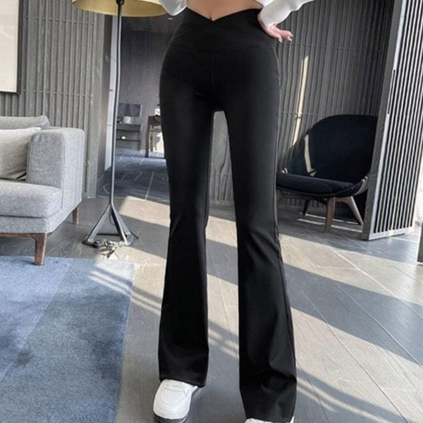 여성 여름 부츠컷 레깅스 힙업 요가 필라테스 레깅스 - 상품 이미지