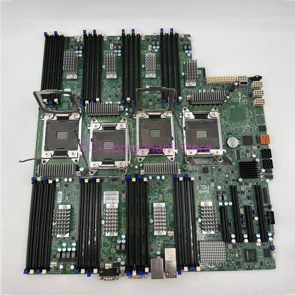 Supermicro 서버 쿼드 소켓 R3LGA2011 DDR4 마더보드 E7-4800 V4/V3 GbE LAN 포트 X10QBL-4용