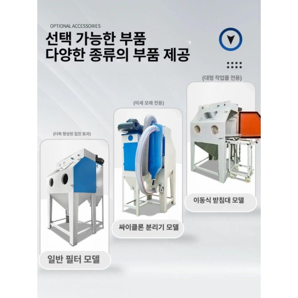 최강 산업용 샌드블라스트 분사기 두꺼운 쇼트기 친환경형 654 상열문 654 상열문 두꺼운 친환경형 - 상세 이미지 3