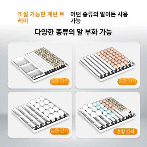 프리미엄 지능형 자동 부화기 앵무새 병아리 거위 인큐베이터 6개 단전 6개 자동 단전 - 상세 이미지 3