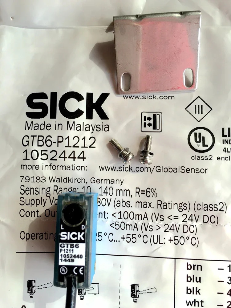 오리지널 SICK 광전스위치 B6-P1212 NO. 1052444