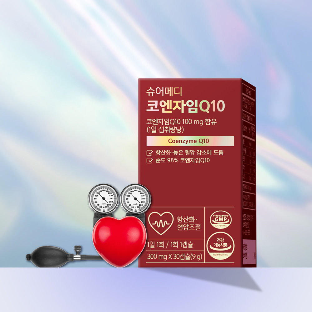 슈어메디 코엔자임Q10 30캡슐, 1개 이미지 2