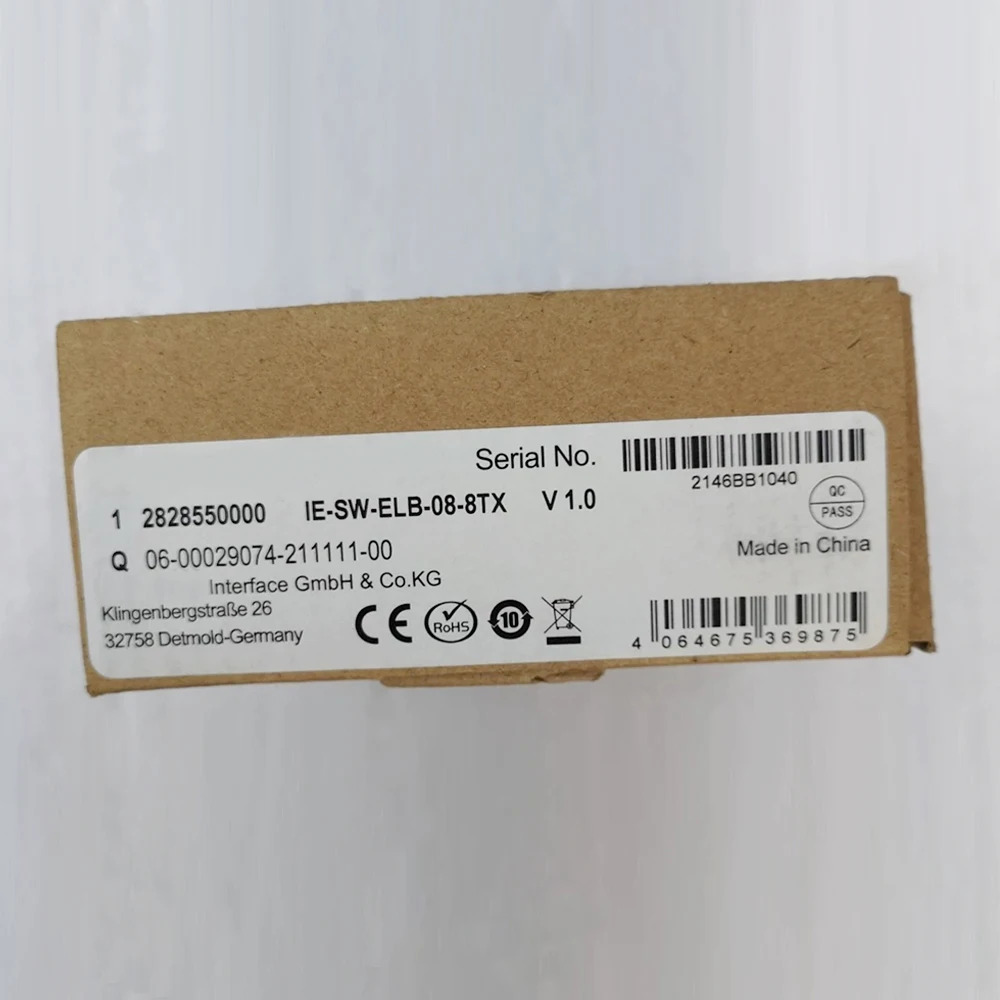 2828550000  Weidmuller 산업스위치 IE-SW-ELB-08-8TX용