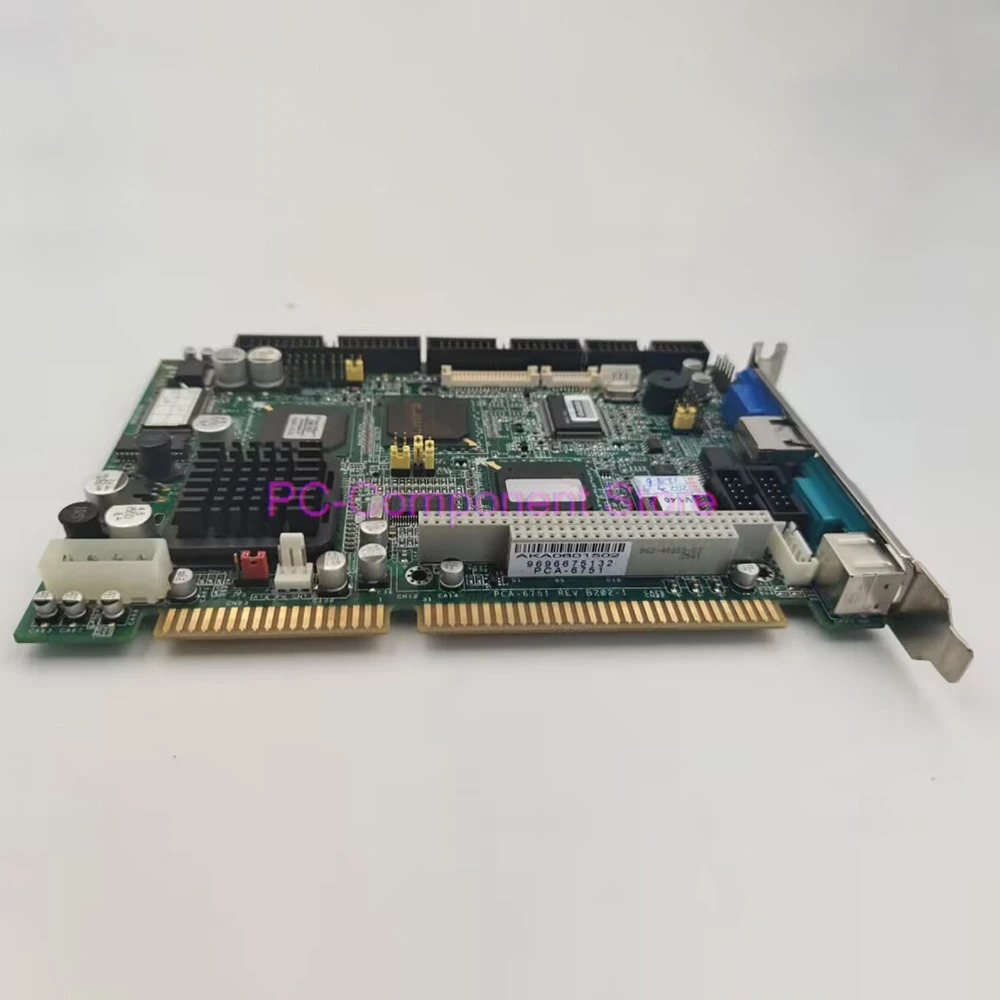 PCA-6751 REVB202-1 산업제어 마더보드 절반 길이 ISA 카드 REV B2