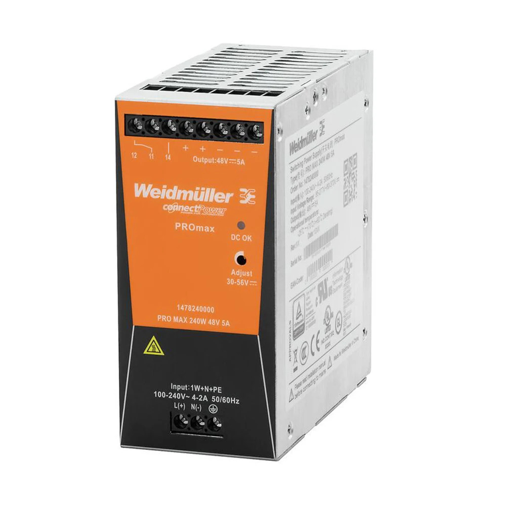 Weidmuller 스위칭 전원공급장치1478130000 PRO MAX 240W 24V 10A