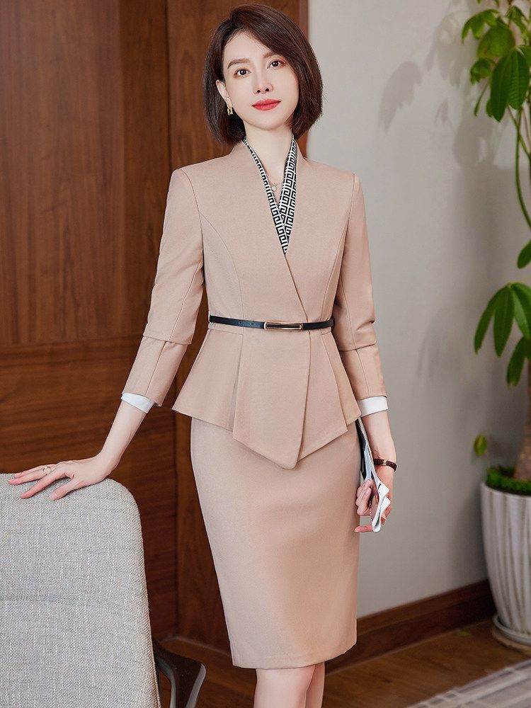 노카라 여성 오피스 여자 자켓 블루 블레이저 S - 상세 이미지 3