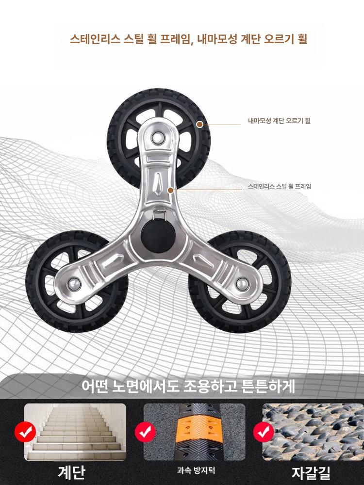 장바구니캐리어 시장카트 슈퍼 접이식 장보기 식료품 슈퍼마켓 미니 트롤리 장바구니 편리한 - 상세 이미지 4