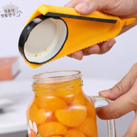 주방용 병뚜껑 개봉기 오프너 유리병 금속캔 밀폐용기 개봉도구 손잡이형 회전식