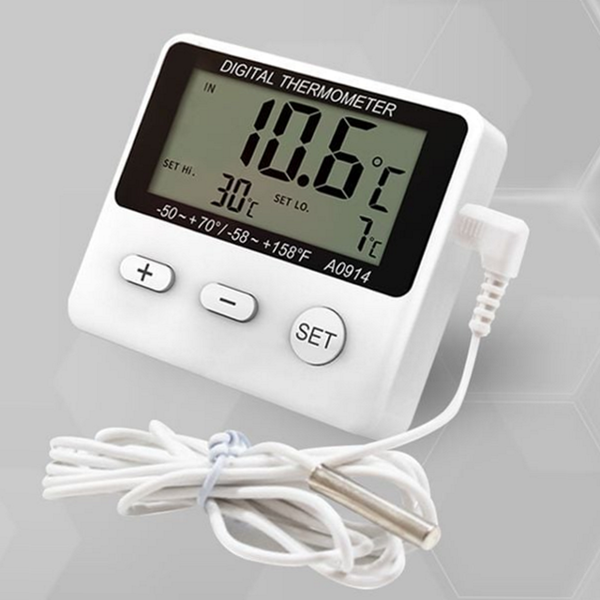 전자 디지털 온도계 방수 냉장고 온도계 생활 가정용 습도계