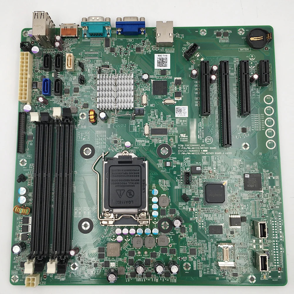 DELL PowerEdge T110 데스크탑 마더보드 35T23 V52N7 X744K W0W22 7GPTK 035T23 0V52N7 0X744K 리퍼