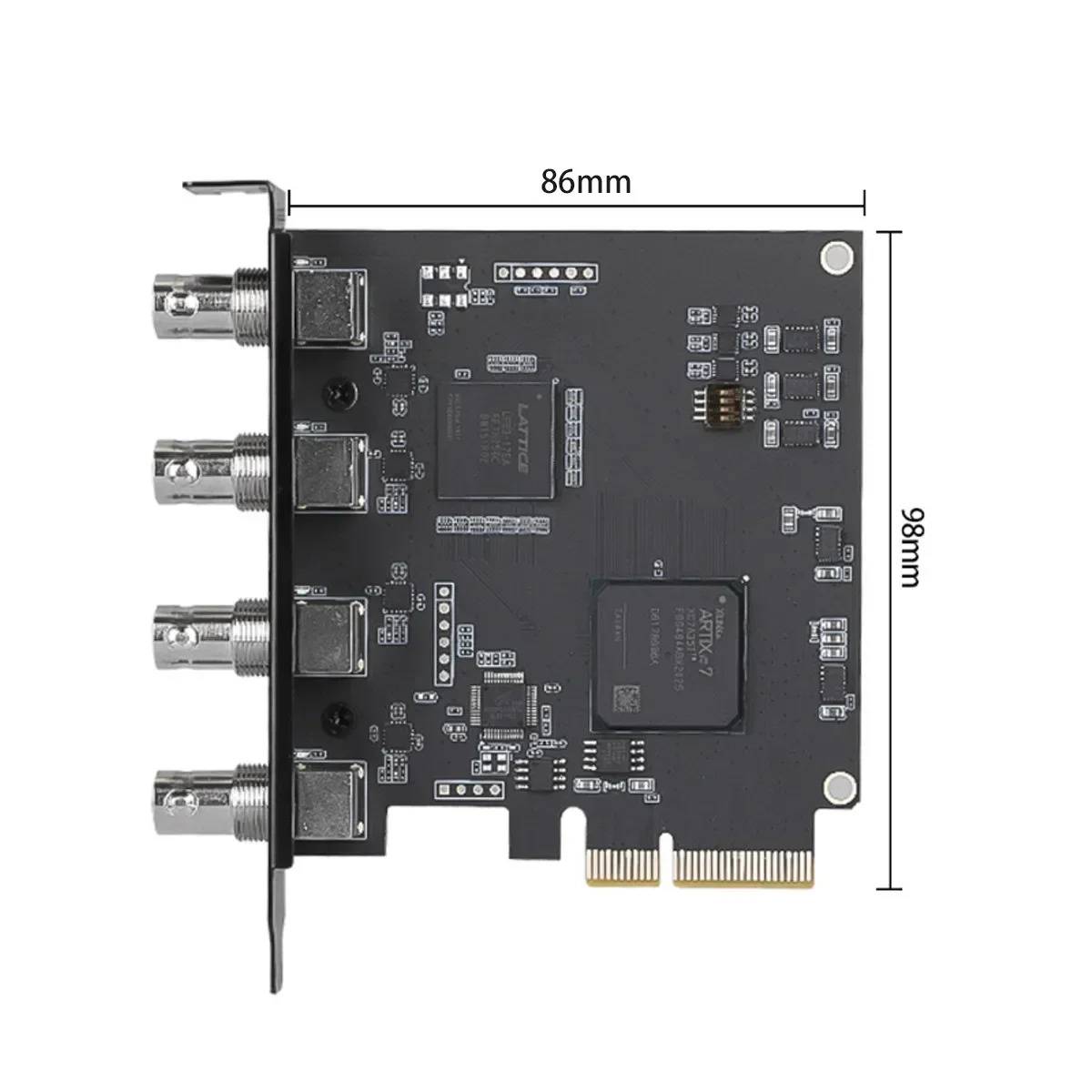 4채널 SDI 비디오 레코더 PCIe 캡처 카드 PCI-e x4 인터페이스 다채널 라이브 스트리밍