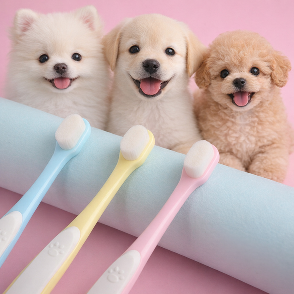강아지칫솔 칫솔 강아지 소형견 반려견 애견 치석 고양이구강케어 - 상품 이미지