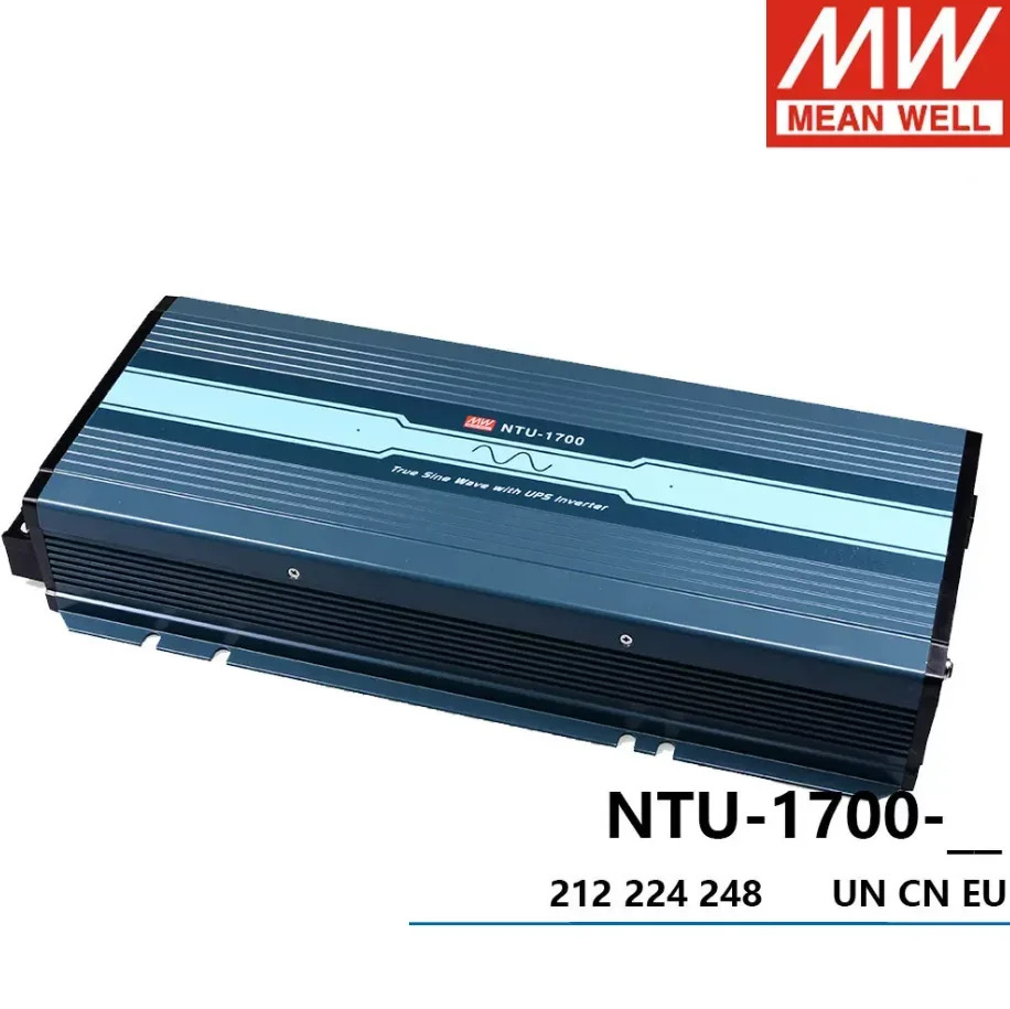 MEAN WELL 전원공급장치 NTU-1700 W 정현파 UPS 인버터 CN/UN/EU 212/224/248 220V