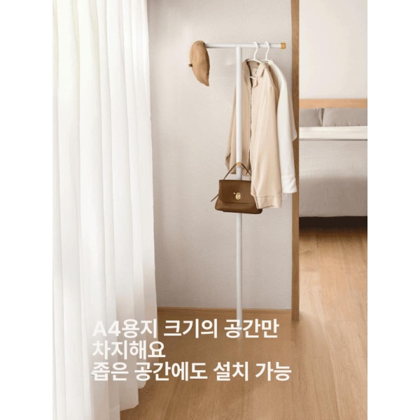 프리미엄 코너 스탠드 옷걸이 튼튼한행거 옷걸이행거 스탠드행거 T형 T형 옷걸이 - 상세 이미지 2