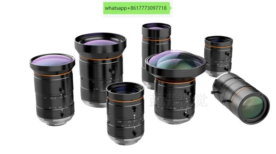 MVL-KF0814M-12MPE 고정 초점 8mm 1.1인치 1200만 픽셀 산업렌즈