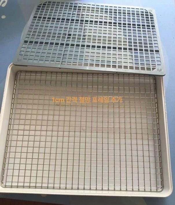 대형 토끼화장실 기니피그 소동물 사육장 배변 트레이 정방형 케이지 - 상세 이미지 4