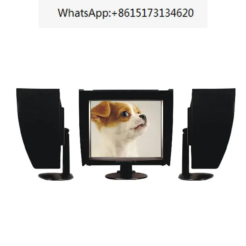 Paihu LCD 모니터 라이트 쉴드 PC 후드 방진 15-25 인치