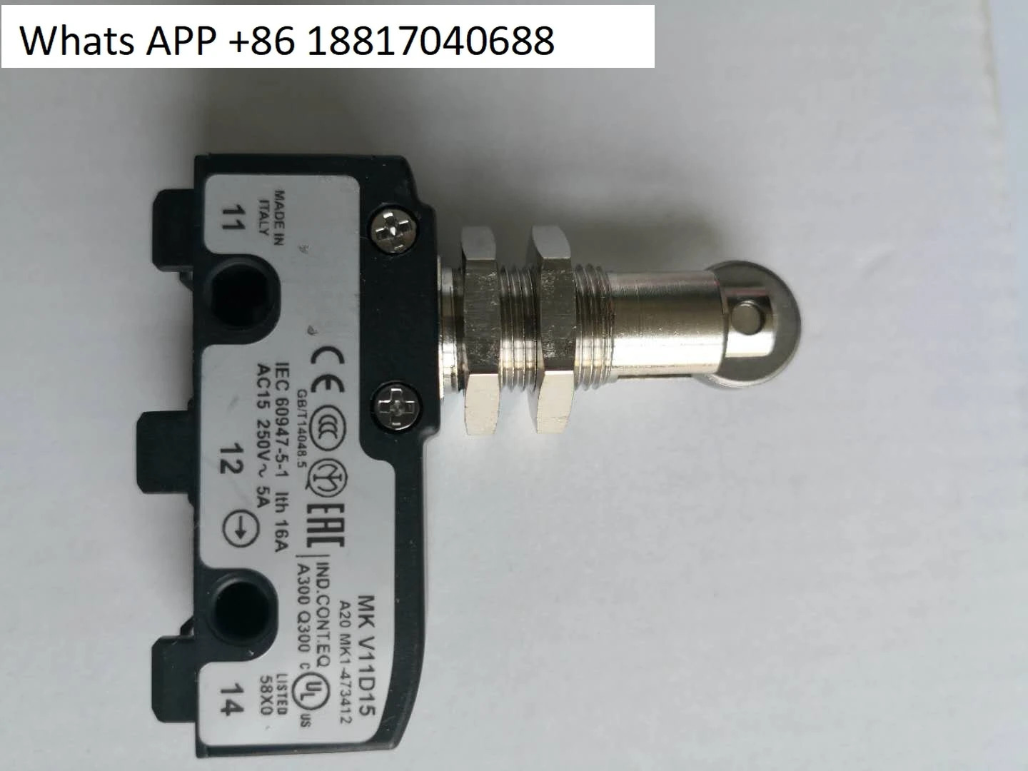 된 마이크로 스위치 MK V11D15