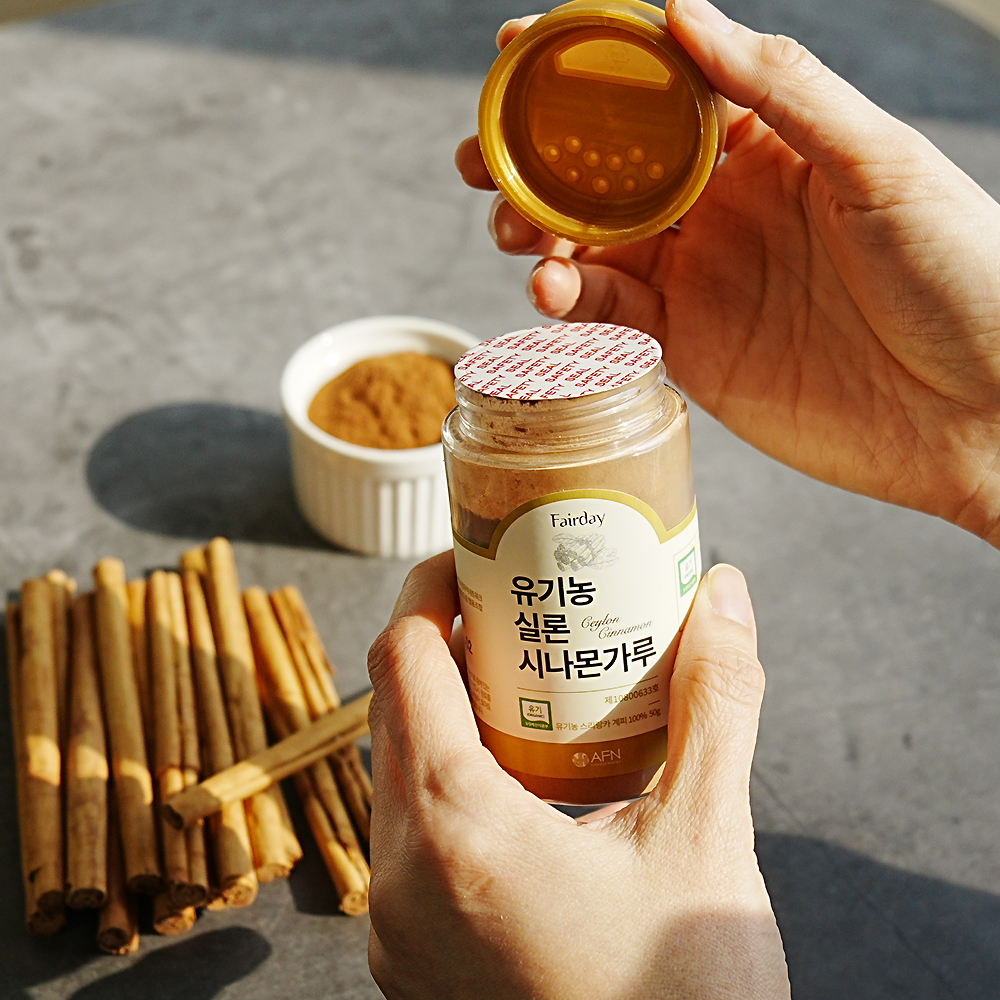 유기농 시나몬가루 실론 계피가루 50g 공정무역 스리랑카산 A등급(ALBA등급 C5특등품) - 상세 이미지 2