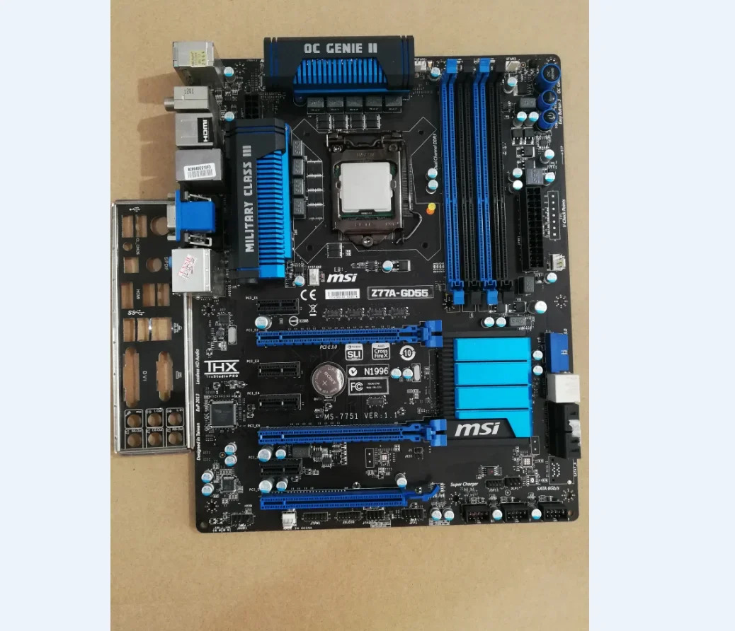 MSI Z77A-G45 GD55 1155 핀 메보드 7 그래픽 카드 슬롯 3770K 지원