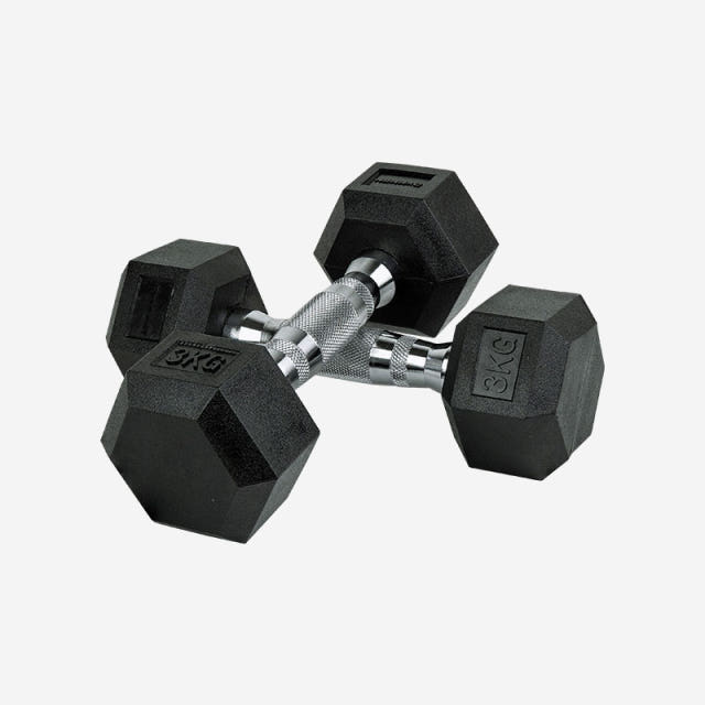 짐맨 PEV 육각 덤벨 냄새없는 아령 3kg