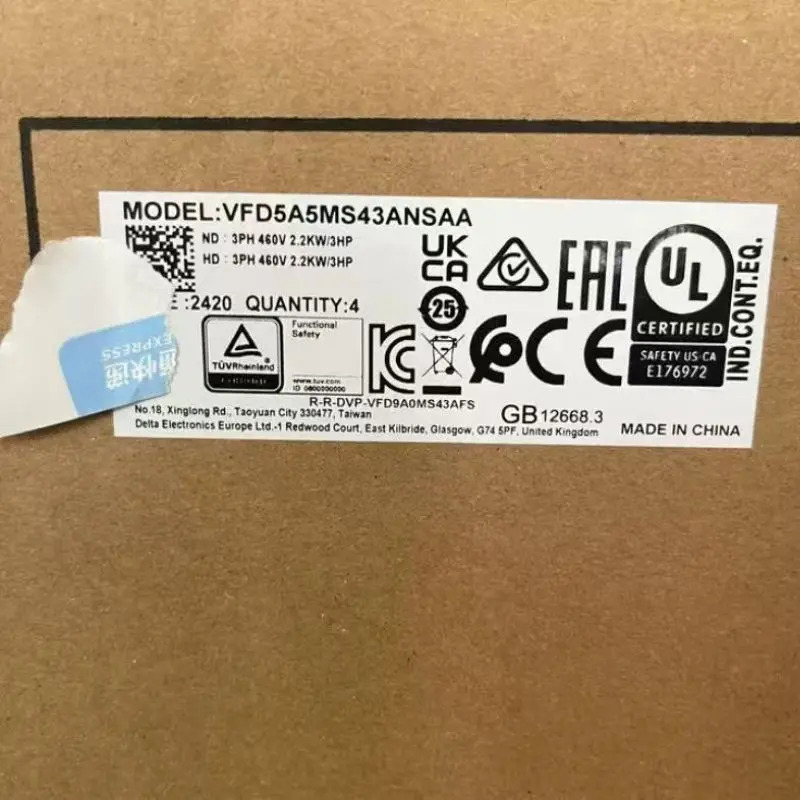 VFD5A5MS4ANSAA 2.2KW 인버터