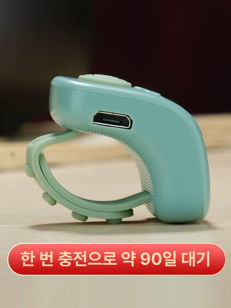 108배 디지털 카운터 반지형 무소음 클래식 인원 계수기 핑거 미니 프레스 충전식 - 상세 이미지 4