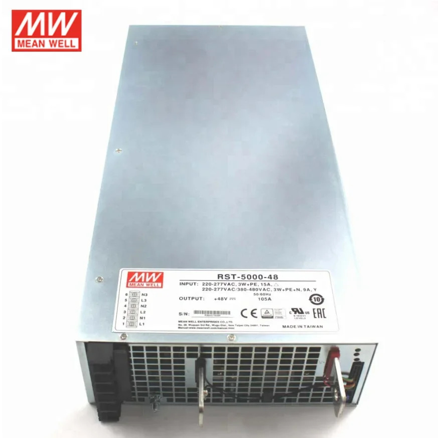 MEAN WELL RST-5000-24 RST-5000 24V 200A 5000W 전원공급장치단일 출력 포함