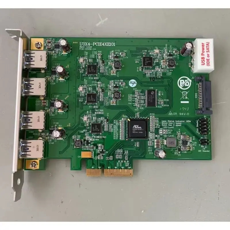 리퍼 U3X4-PCIE1XE101 4채널 확장 카드 OK