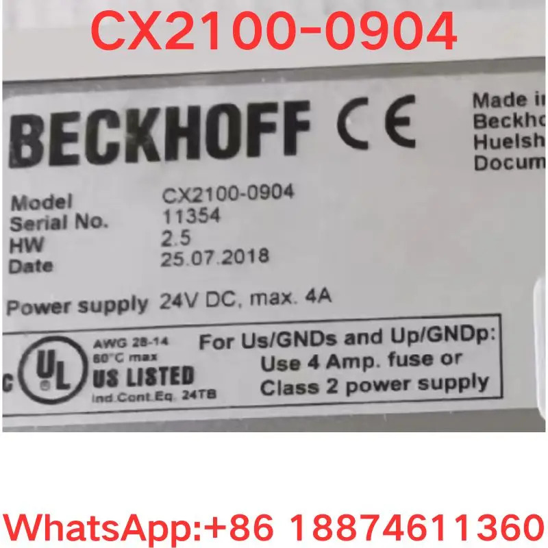 리퍼 OK PLC 호스트 컨트롤러 CX2100-0904 제공 가능