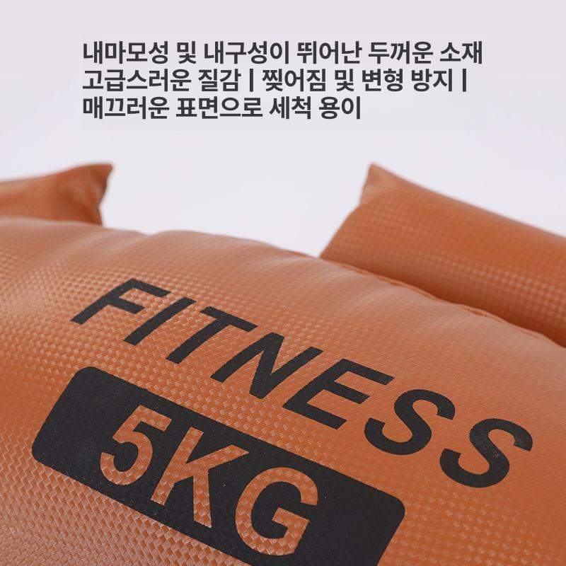 불가리안백 5kg 모래 헬스장 주머니 웨이트 홈프레이닝 휴대 운동 백 모델 - 상세 이미지 3